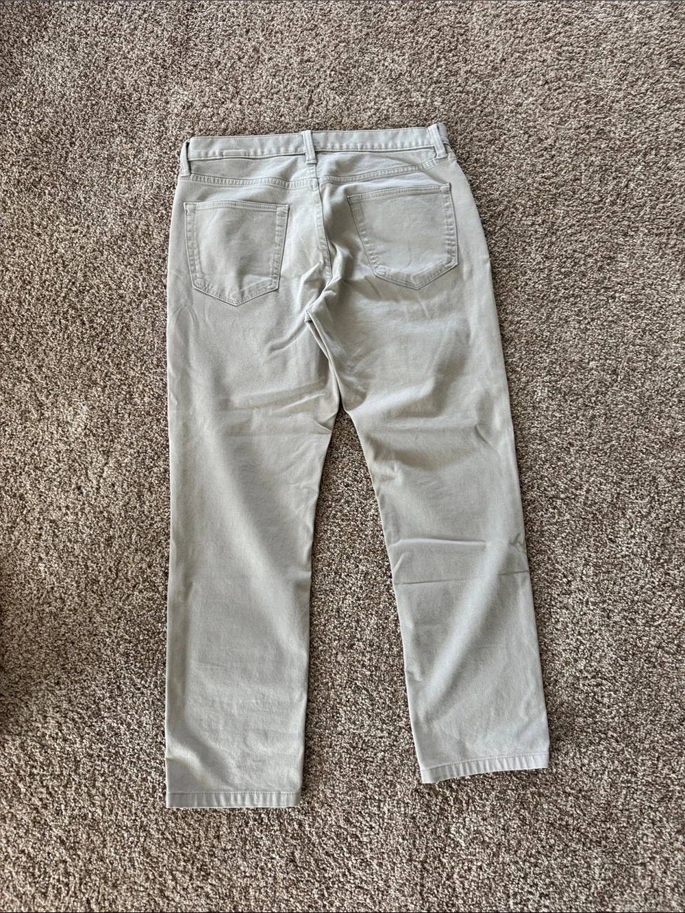 Men's banana republic Light Gray traveler pant Slim Straight